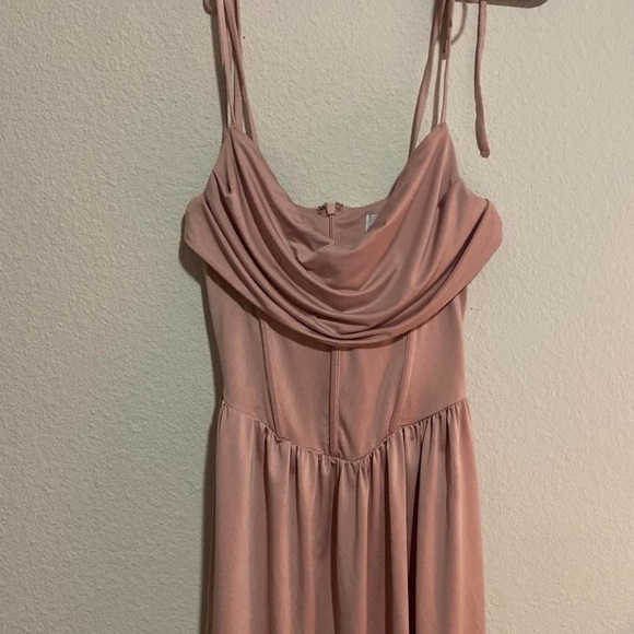 Oh Polly Blush Pink Mini Dress - Picture 5 of 6